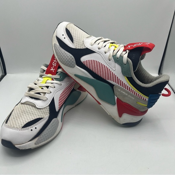 RS-X Jr Parisian White Blue Red 386894-01 Size 7C Youth - Picture 1 of 13